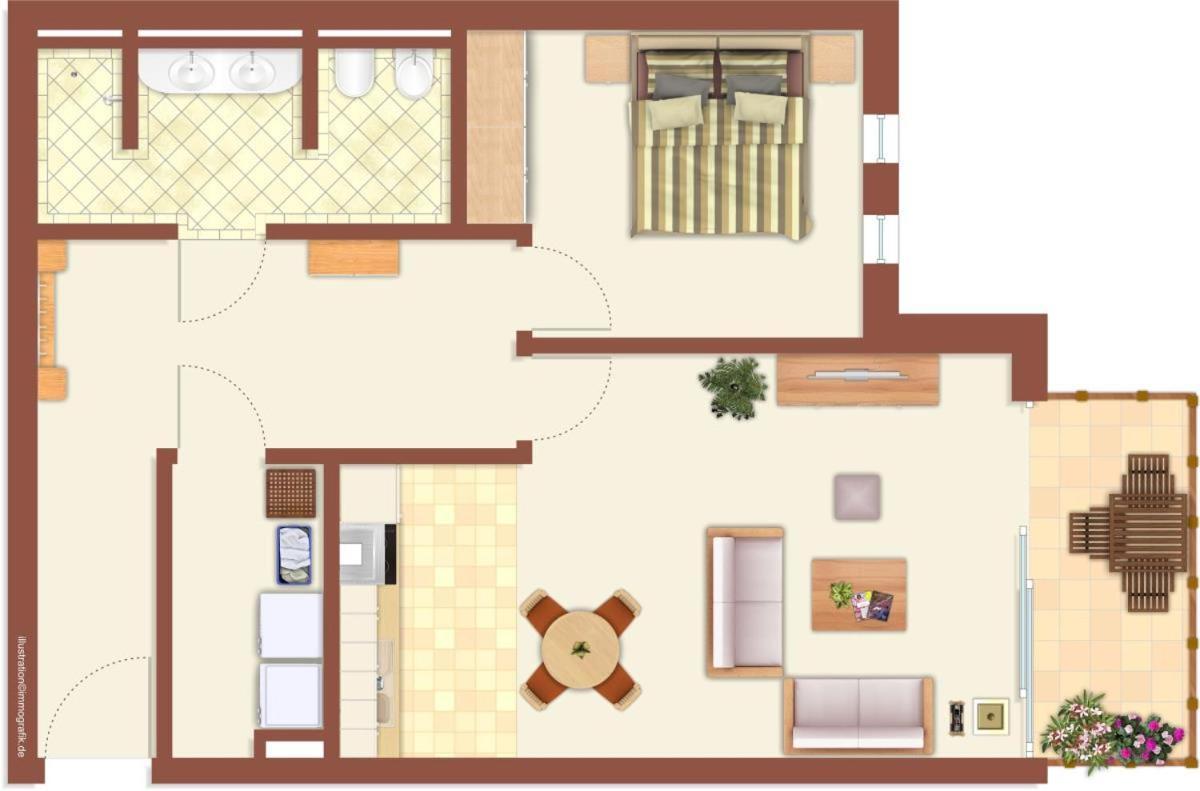 Residenz/Eric Apartment Росток Екстериор снимка